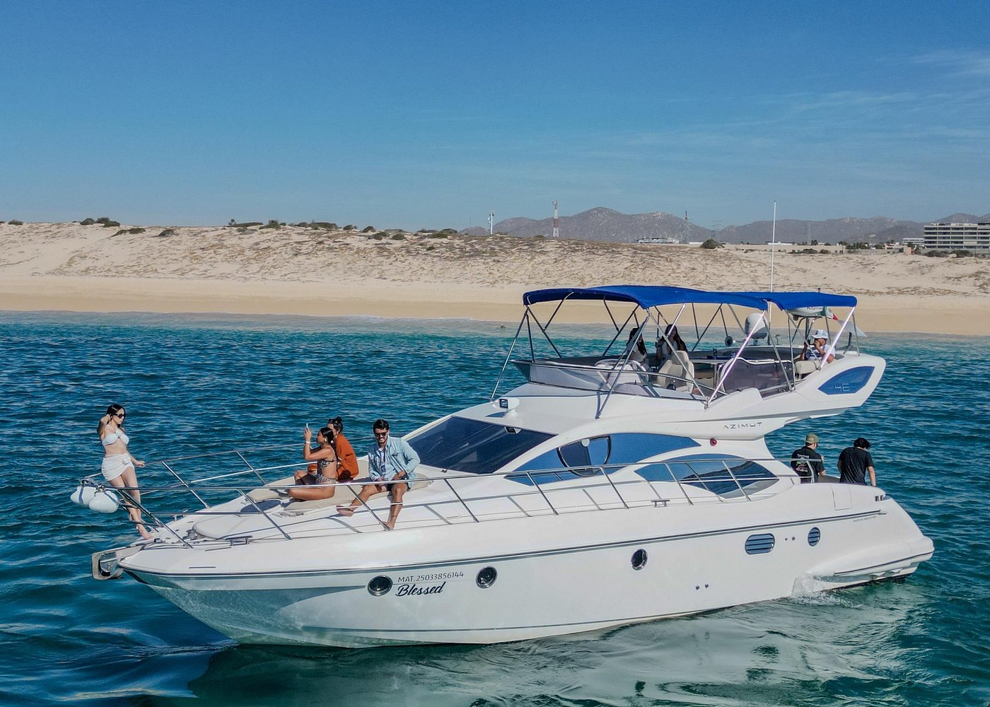 Yate Privado Azimut 55 ft en Cabo San Lucas